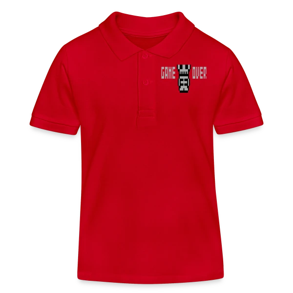 Pixelsquelette : L'Art Macabre en Pixel Art sur Polo enfant bio Stanley/Stella