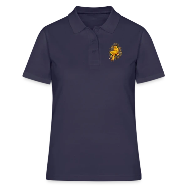 Grenouille Relax : Mode Cassette sur Polo Femme