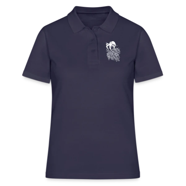 Pieuvre des Nuages sur Polo Femme