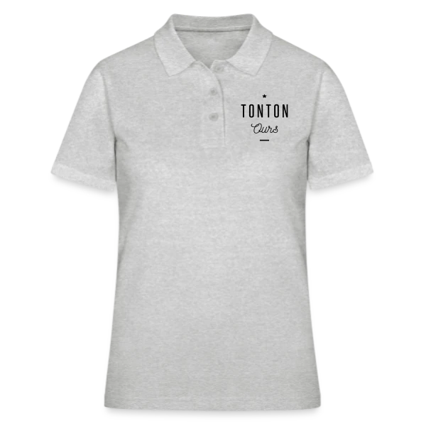 Tonton Ours sur Polo Femme