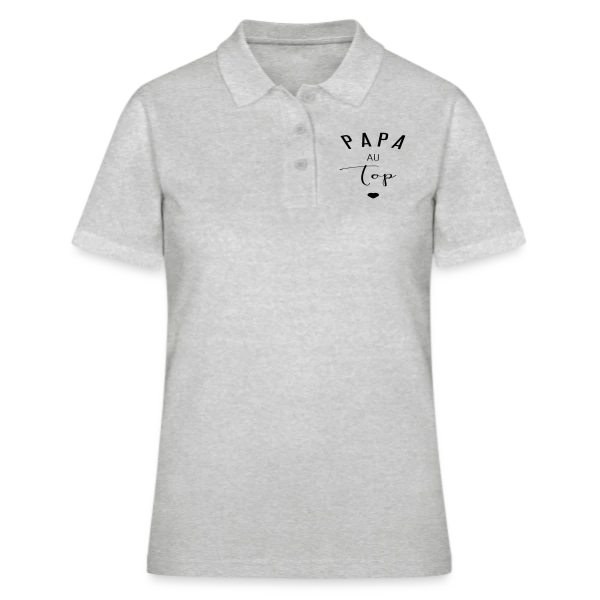 PAPA AU TOP sur Polo Femme