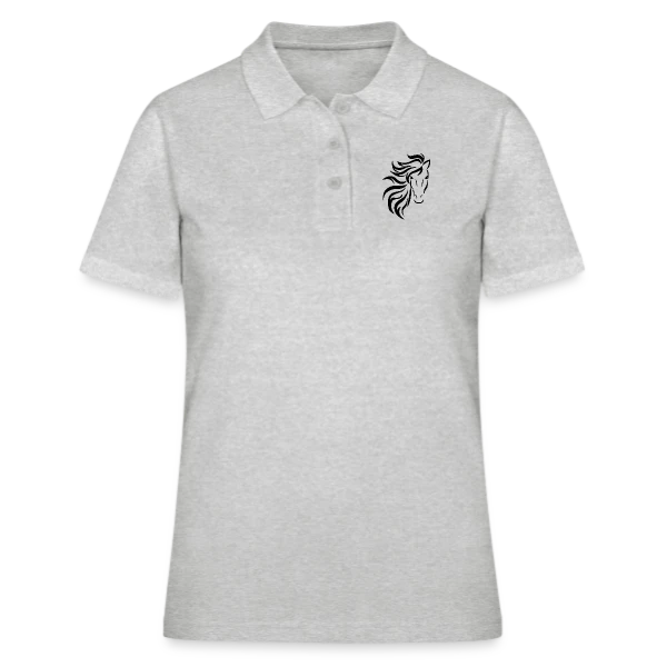 Tête de Cheval Tribal sur Polo Femme
