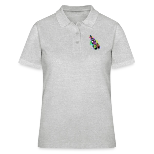 Violoncelle Symphonie Colorée sur Polo Femme