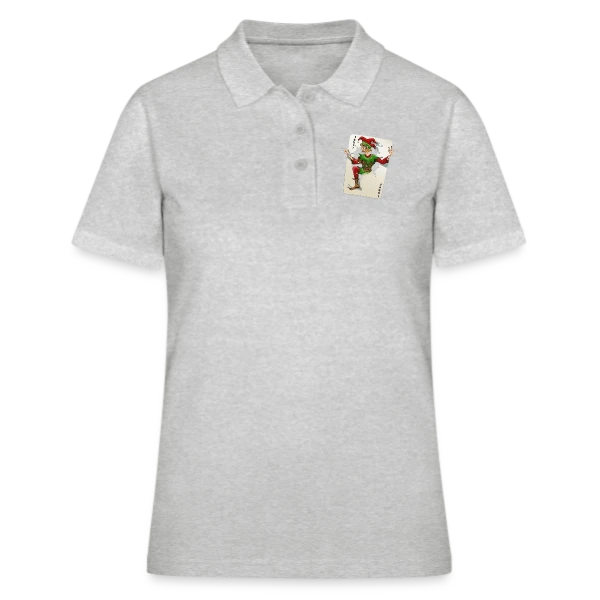 Joker Carte à Jouer sur Polo Femme