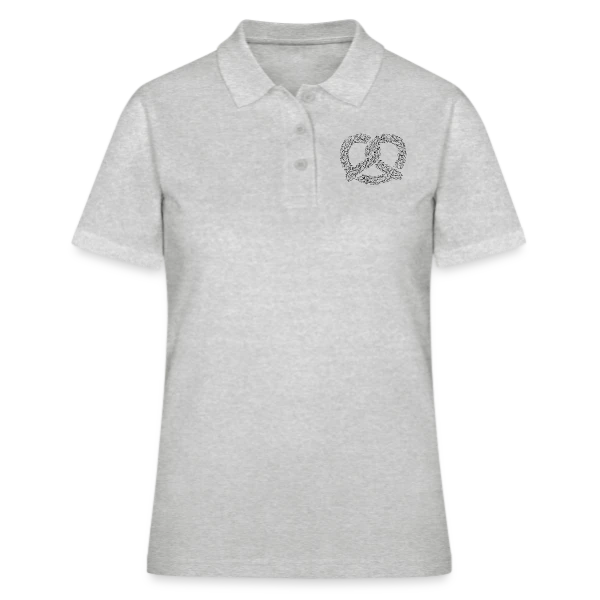 Brezel Mots Alsaciens Gourmands sur Polo Femme