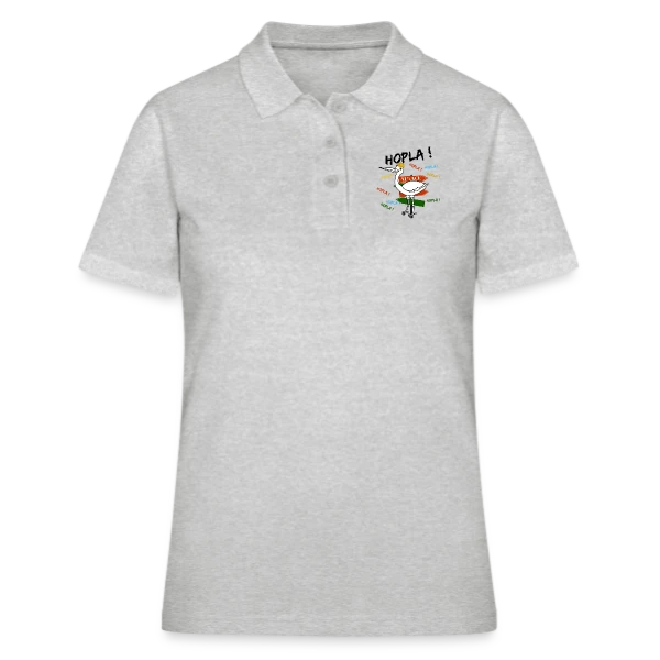 Cigogne Hopla Alsace sur Polo Femme