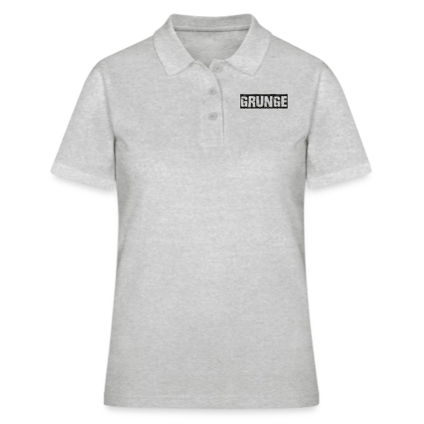 Titre Grunge Texturé sur Polo Femme