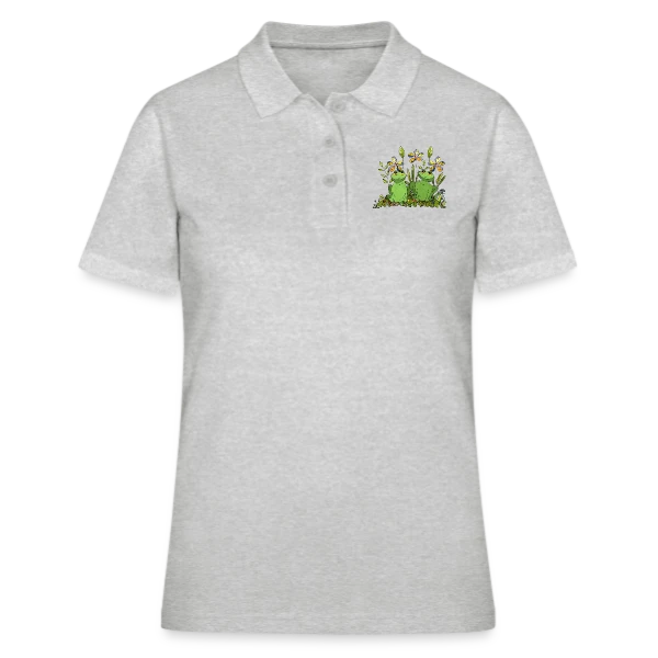 Craquant Motif Grenouille sur Polo Femme