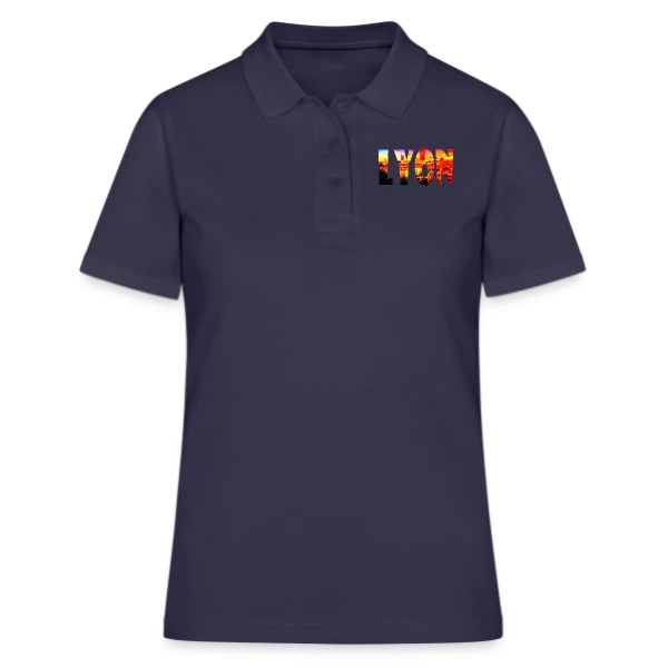 Lyon Cité Vibrante sur Polo Femme