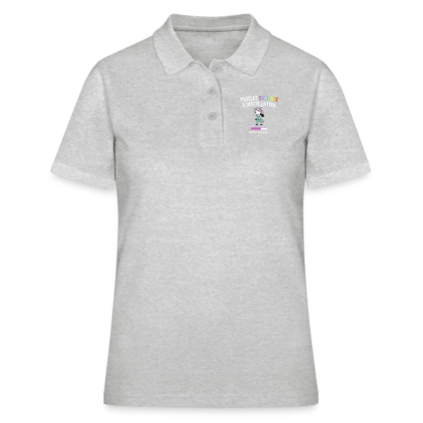 Muscles en Cours : Licorne Fitness Humour - Cadeau Sportif sur Polo Femme