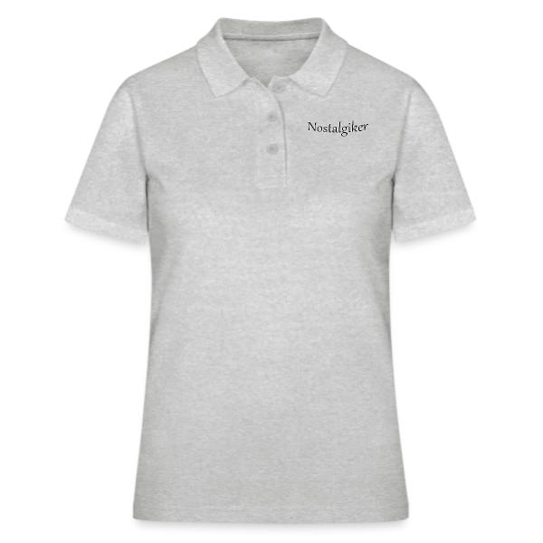 Nostalgique Élégant sur Polo Femme