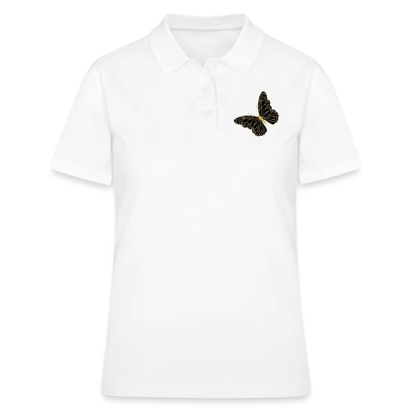 Papillon Élégant sur Polo Femme