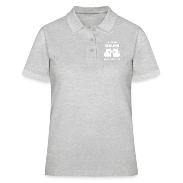 Spitz Rigolo sur Polo Femme