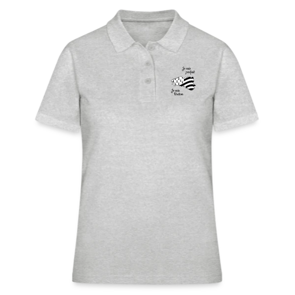 "Je suis Breton, donc parfait !" sur Polo Femme