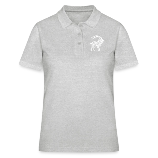 Chèvre de Mer Tribale : L'Esprit Océanique et Mythique sur Polo Femme