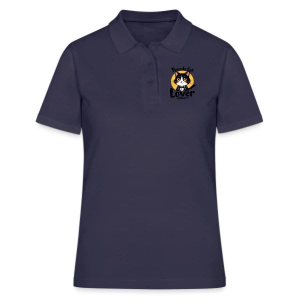 Femme Amoureux Chat Smoking - Cadeau Félin sur Polo Femme