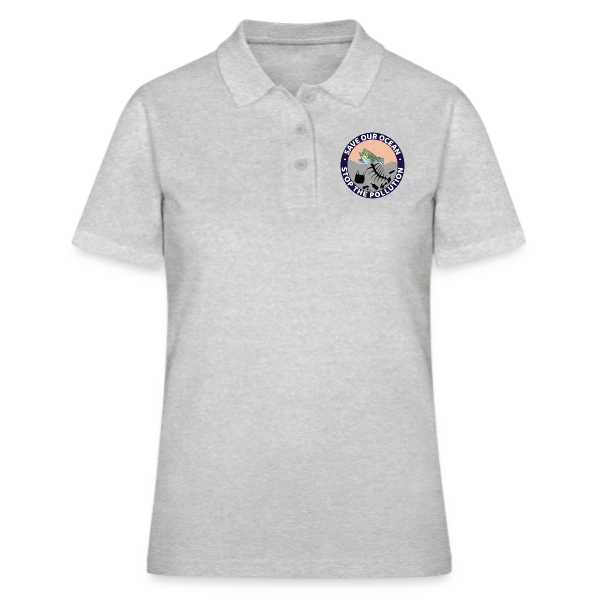 Stop Pollution Océanique sur Polo Femme