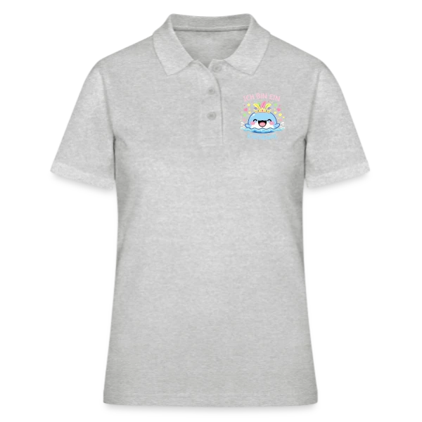Baleine Reine du Carnaval sur Polo Femme