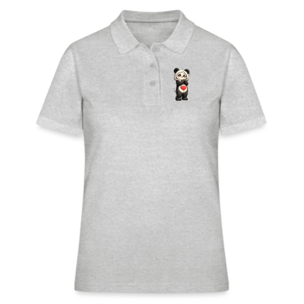 Panda en Combinaison Stylée sur Polo Femme