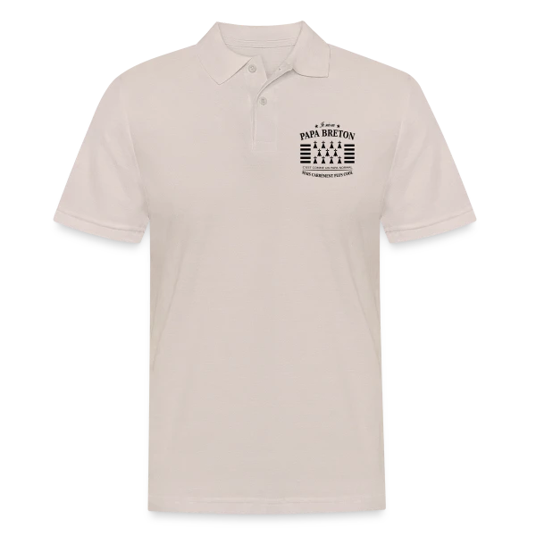 Papa Breton Authentique sur Polo Homme