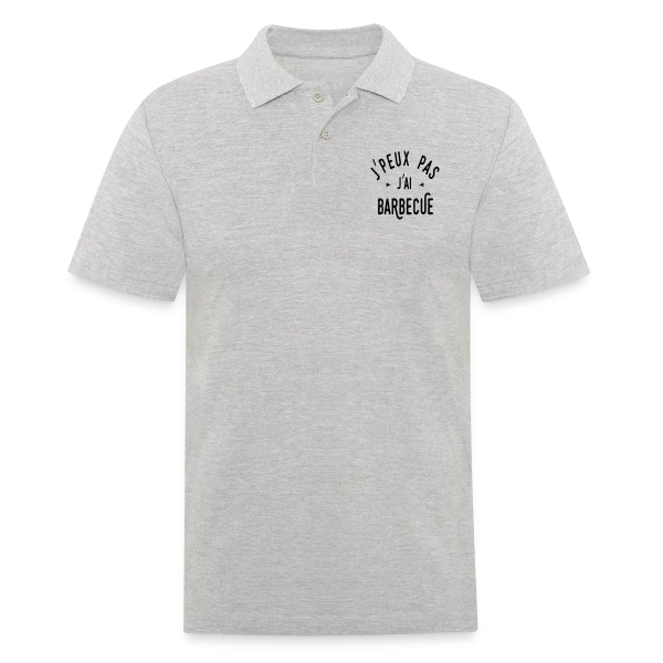 J'PEUX PAS J'AI BARBECUE - Humour & Grillades sur Polo Homme