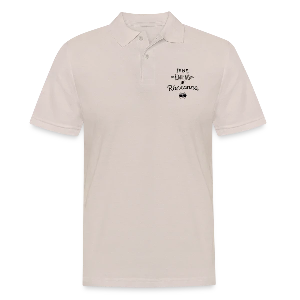 Je Ronronne sur Polo Homme