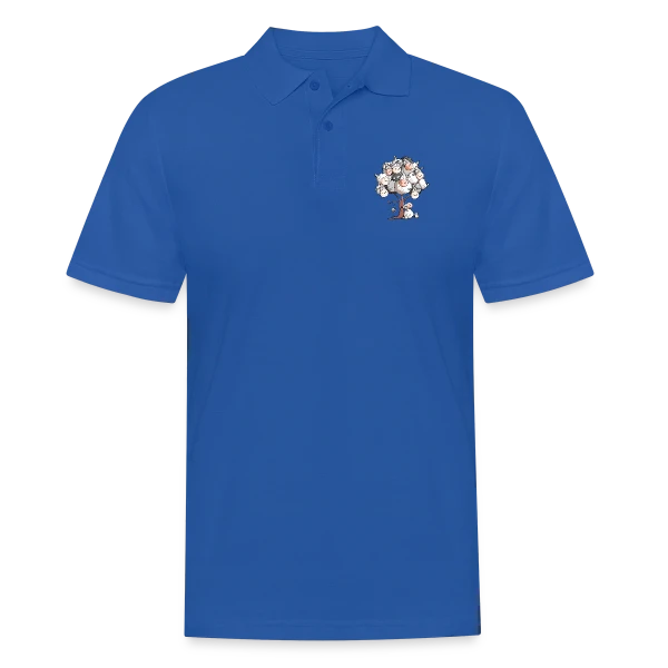 Petit Mouton Laineux Câlin sur Polo Homme