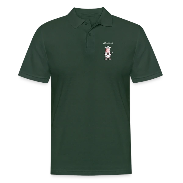 Mooo la Vache Rigolote sur Polo Homme