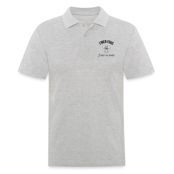 "J'm'en Fous, J'suis un Koala" - Humour Décontracté sur Polo Homme