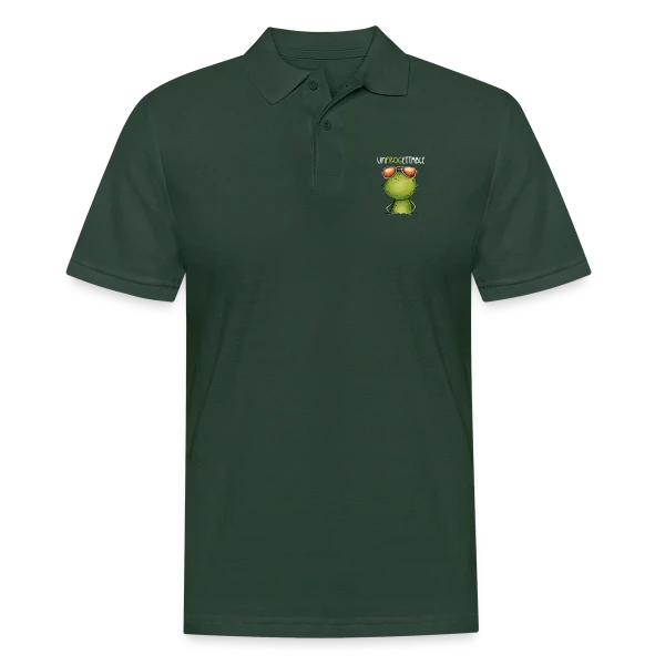 Grenouille Cool et Inoubliable sur Polo Homme