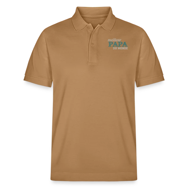 Le Meilleur Papa du Monde - Cadeau Fête des Pères Original sur Polo PREPSTER bio Stanley/Stella Unisexe