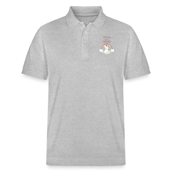 Licorne Arc-en-ciel sur Polo PREPSTER bio Stanley/Stella Unisexe