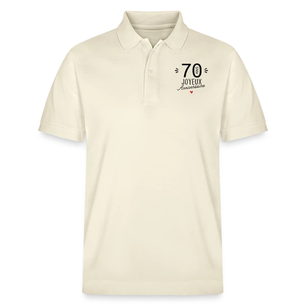 Anniversaire 70 Ans : L'Âge d'Or Célébré sur Polo PREPSTER bio Stanley/Stella Unisexe
