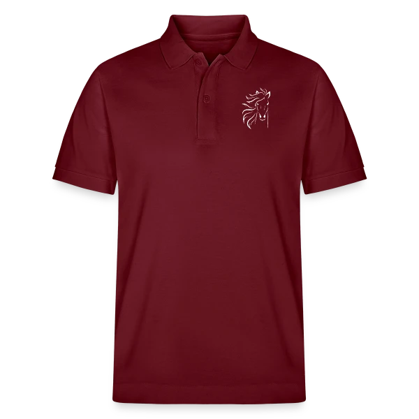 Silhouette Cheval Élégante sur Polo PREPSTER bio Stanley/Stella Unisexe