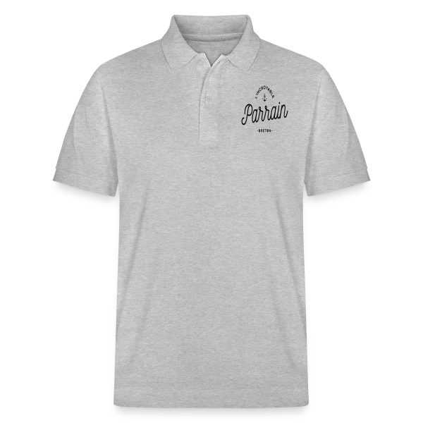 'L'Incroyable Parrain Breton' - Fier de ses Racines sur Polo PREPSTER bio Stanley/Stella Unisexe