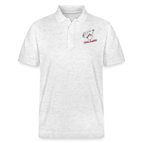 Lapin Skieur sur la Piste sur Polo PREPSTER bio Stanley/Stella Unisexe