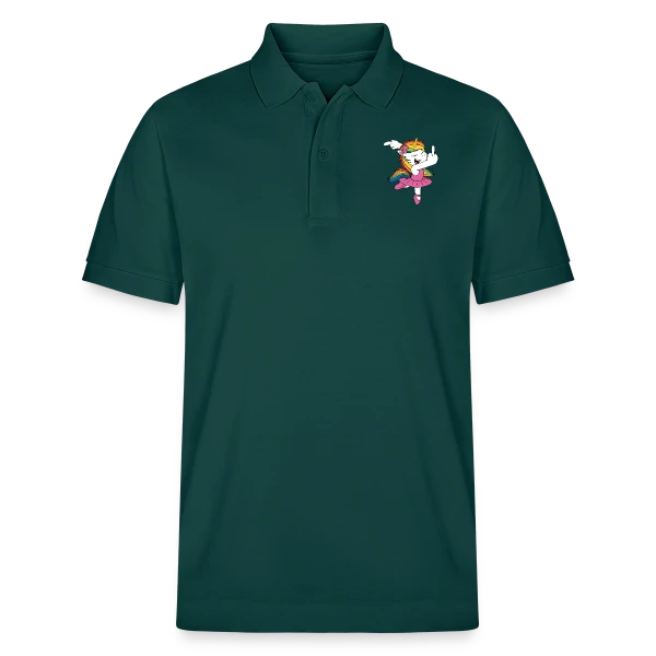 Licorne Rebelle Danseuse sur Polo PREPSTER bio Stanley/Stella Unisexe