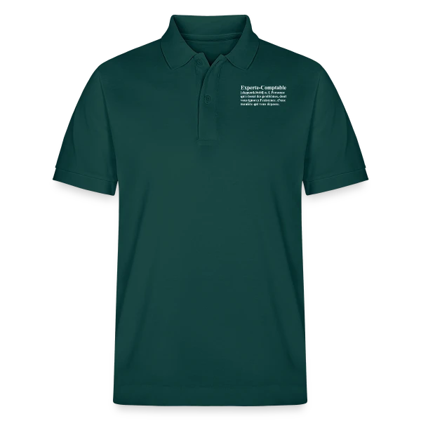 Définition de l'Experte-Comptable | T-Shirt Humour Métier Femme sur Polo PREPSTER bio Stanley/Stella Unisexe