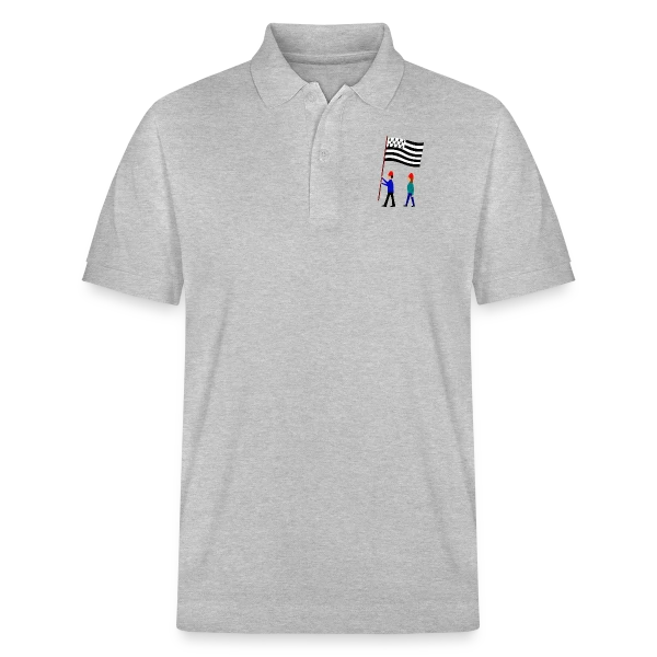 Fierté Bretonne en Drapeaux sur Polo PREPSTER bio Stanley/Stella Unisexe