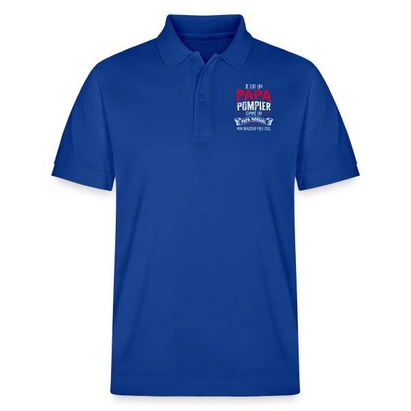 Papa Pompier : Comme un Papa Normal, Mais Plus Cool ! sur Polo PREPSTER bio Stanley/Stella Unisexe