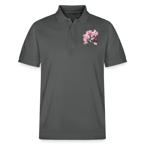 Sakura : Fleurs de Cerisier Japonaises sur Polo PREPSTER bio Stanley/Stella Unisexe