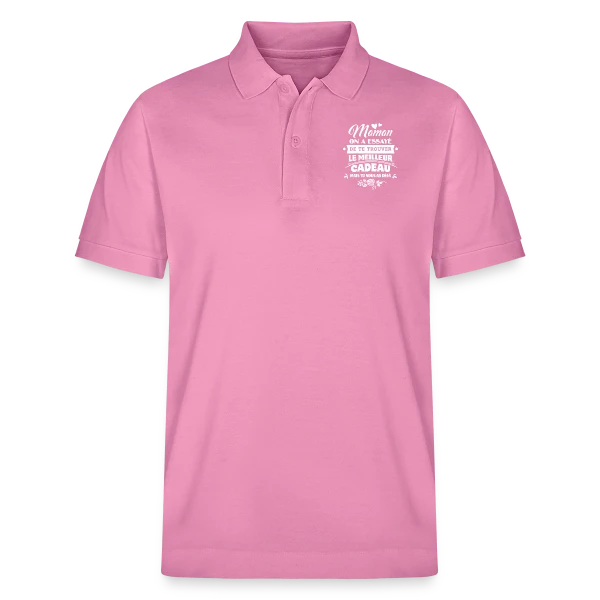 Maman, le Plus Beau Cadeau c'est Toi - Fête des Mères sur Polo PREPSTER bio Stanley/Stella Unisexe