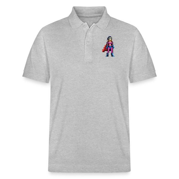 Super-Héroïne Pixel Anna sur Polo PREPSTER bio Stanley/Stella Unisexe