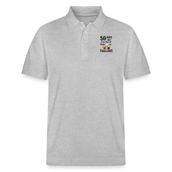 50 Ans Toutes les Couleurs de Bière sur Polo PREPSTER bio Stanley/Stella Unisexe