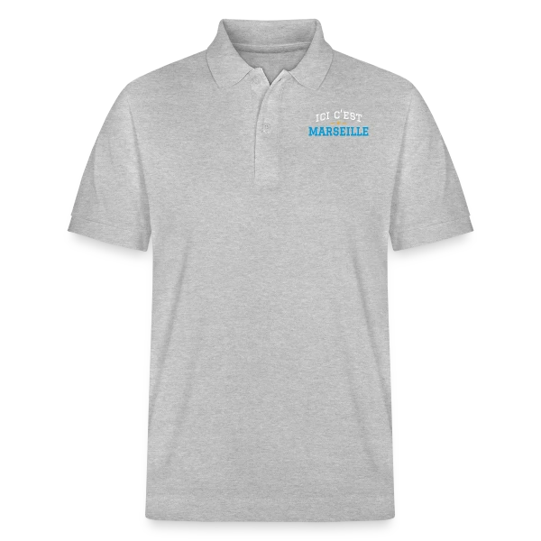 Ici C'est Marseille Fierté sur Polo PREPSTER bio Stanley/Stella Unisexe