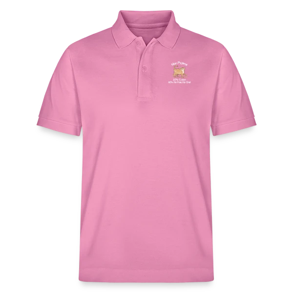 Humour 'Mon Pyjama 80% Poils de Chat' sur Polo PREPSTER bio Stanley/Stella Unisexe
