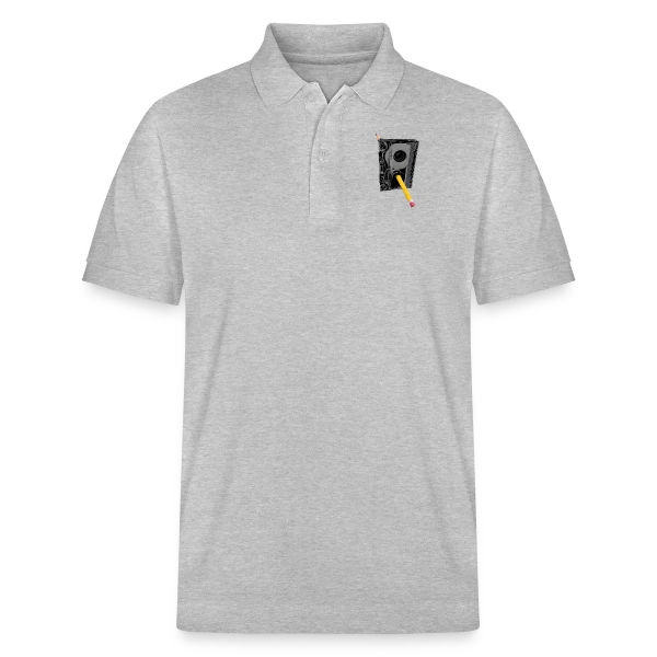 Cassette Détaillée Crayon Jaune sur Polo PREPSTER bio Stanley/Stella Unisexe