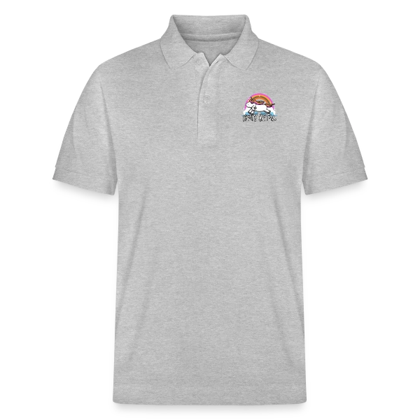 Licorne Heavy Metal Rockeuse sur Polo PREPSTER bio Stanley/Stella Unisexe