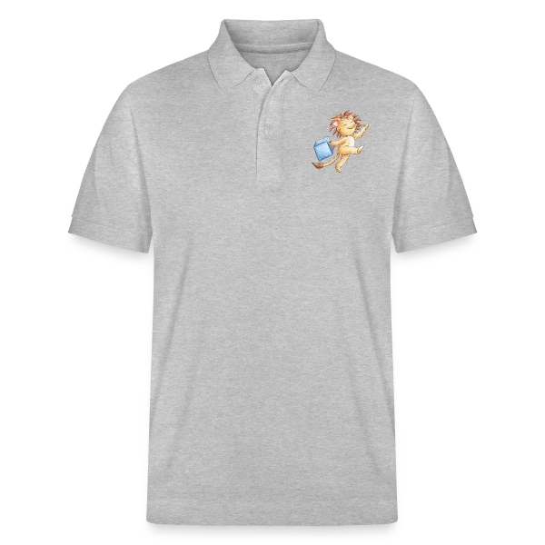 Lion Voyageur Joyeux sur Polo PREPSTER bio Stanley/Stella Unisexe