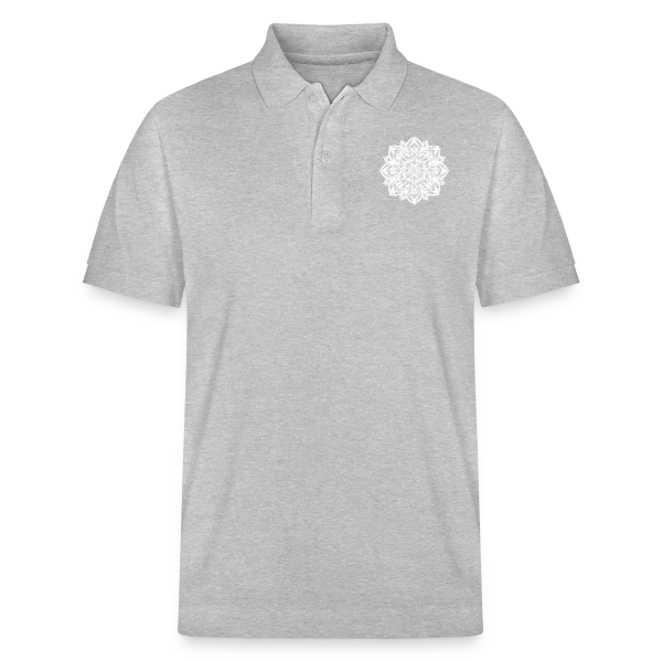 Mandala Floral Yoga sur Polo PREPSTER bio Stanley/Stella Unisexe